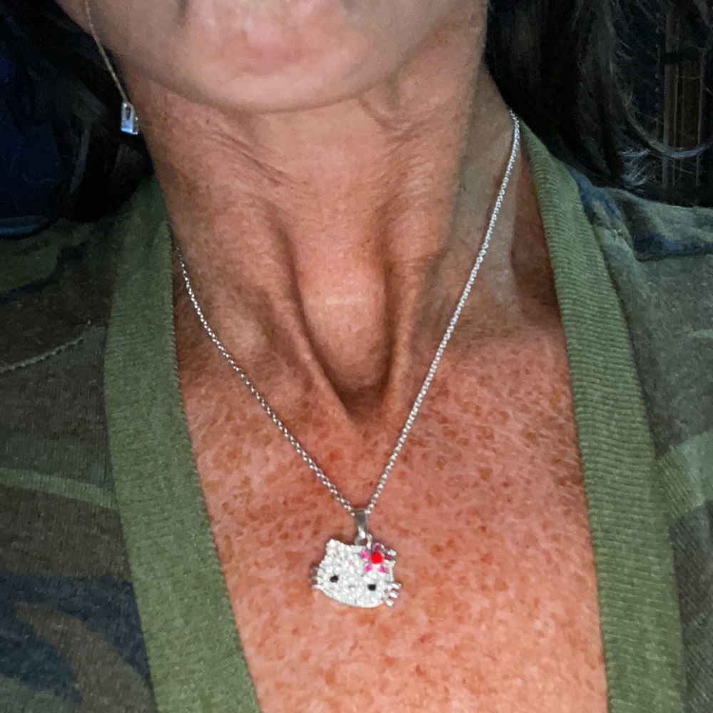 Authentic Hello Kitty Necklace With Extender - image 2